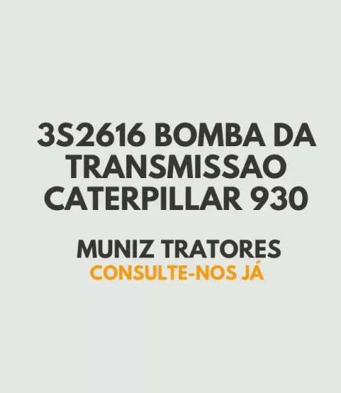Imagem do Produto: 3S2616 BOMBA DA TRANSMISSAO CATERPILLAR 930 71H